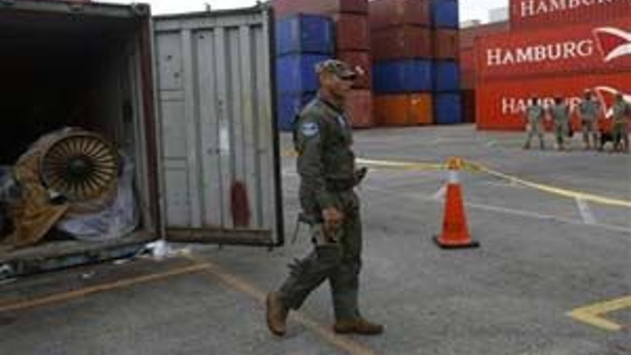 Panama uncovers fighter jet engines from North Korea ship