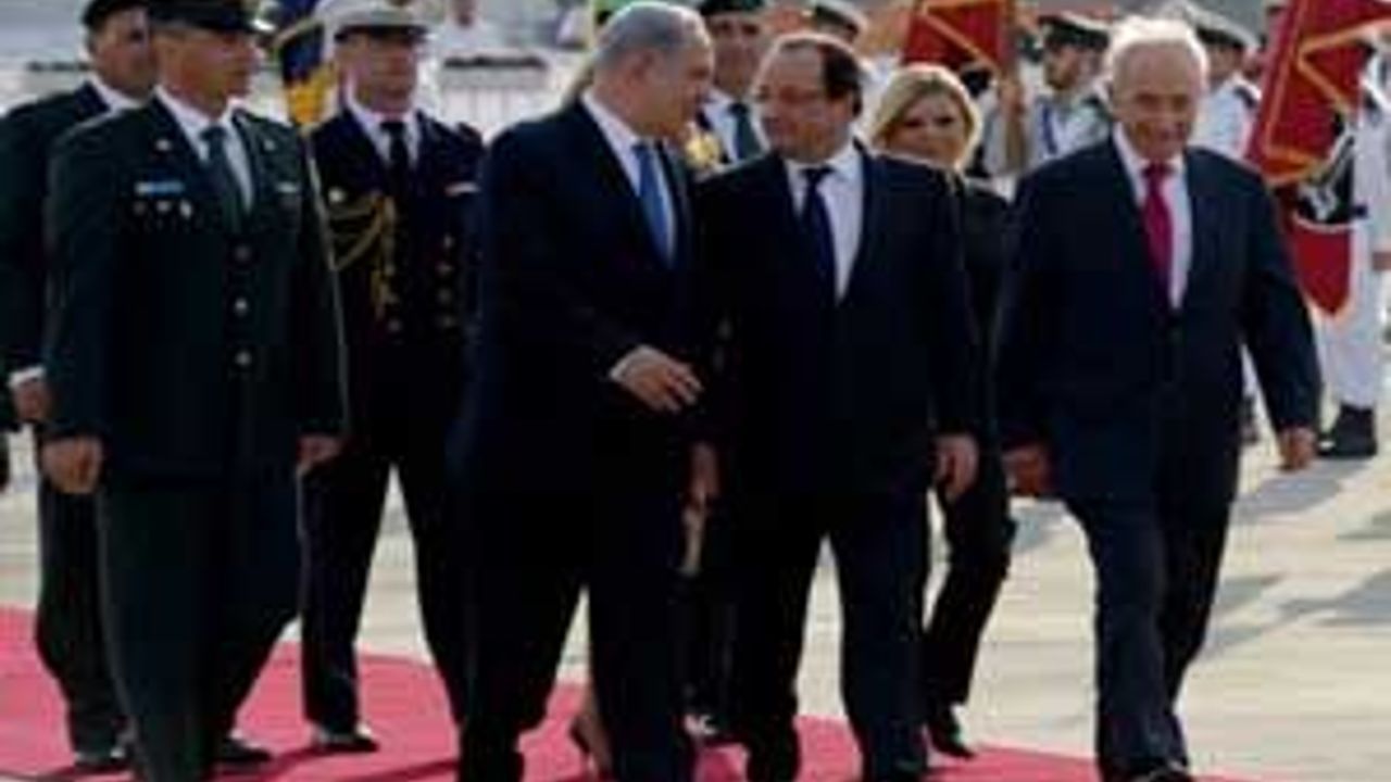 French President arrives in Israel to discuss Iran