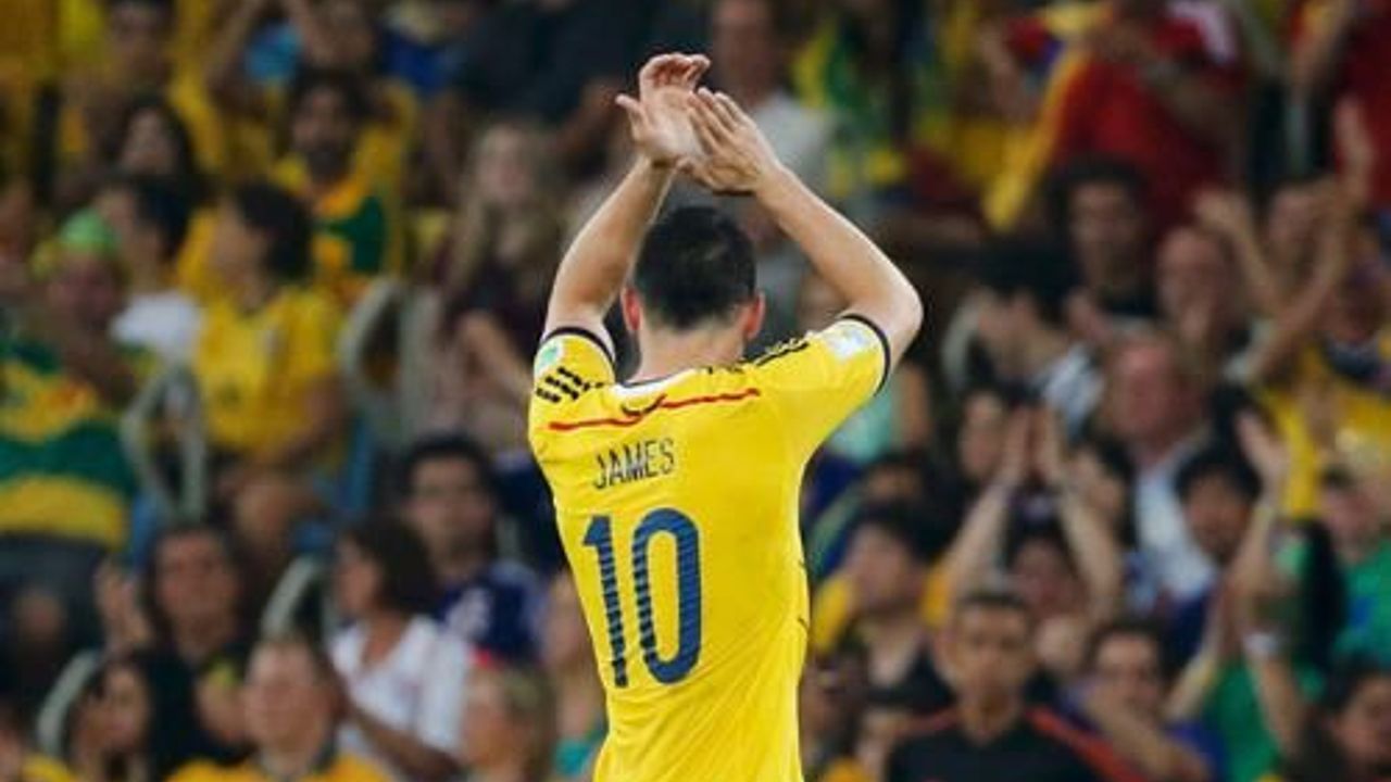 Uruguay beaten by James Rodriguez, Colombia to quarter finals