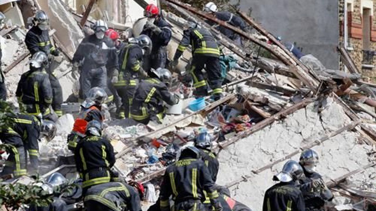 Two die in Paris suburb building collapse