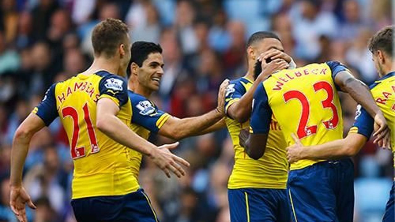 Villa&#039;s four match unbeaten run is ended by the Gunners