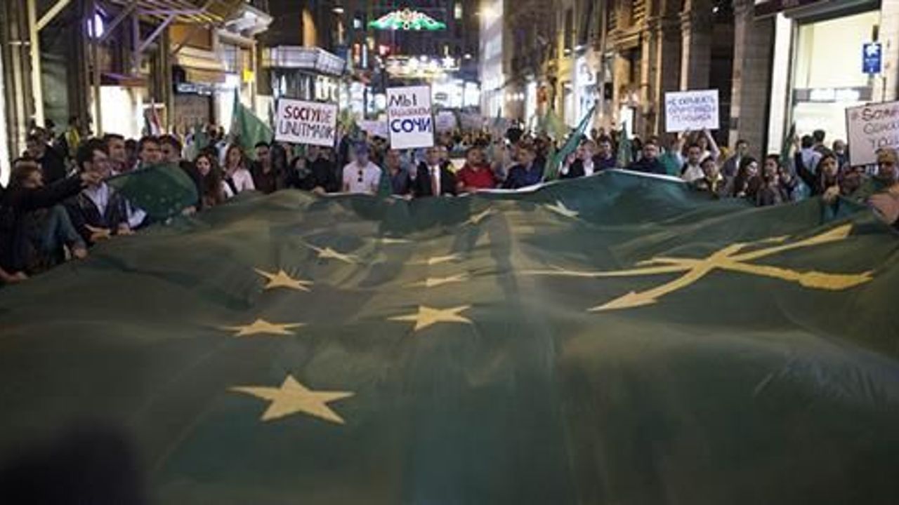 Circassians rally against Russia on the 151st anniversary of exile and genocide
