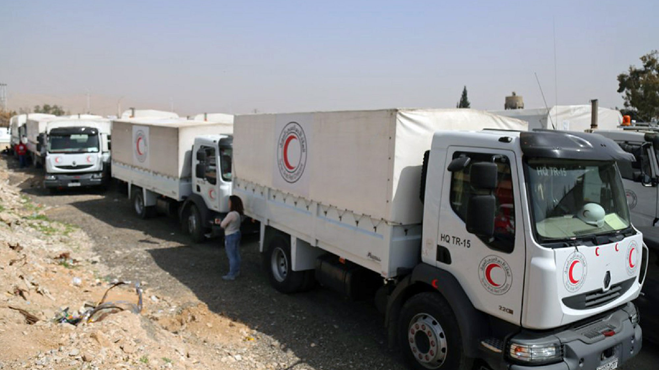 First UN quake aid convoy reaches Syria