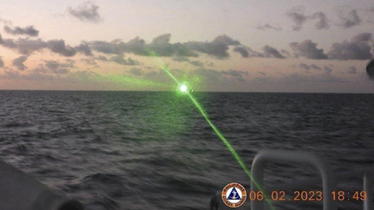 Philippines claims Chinese ship used laser against coast guard