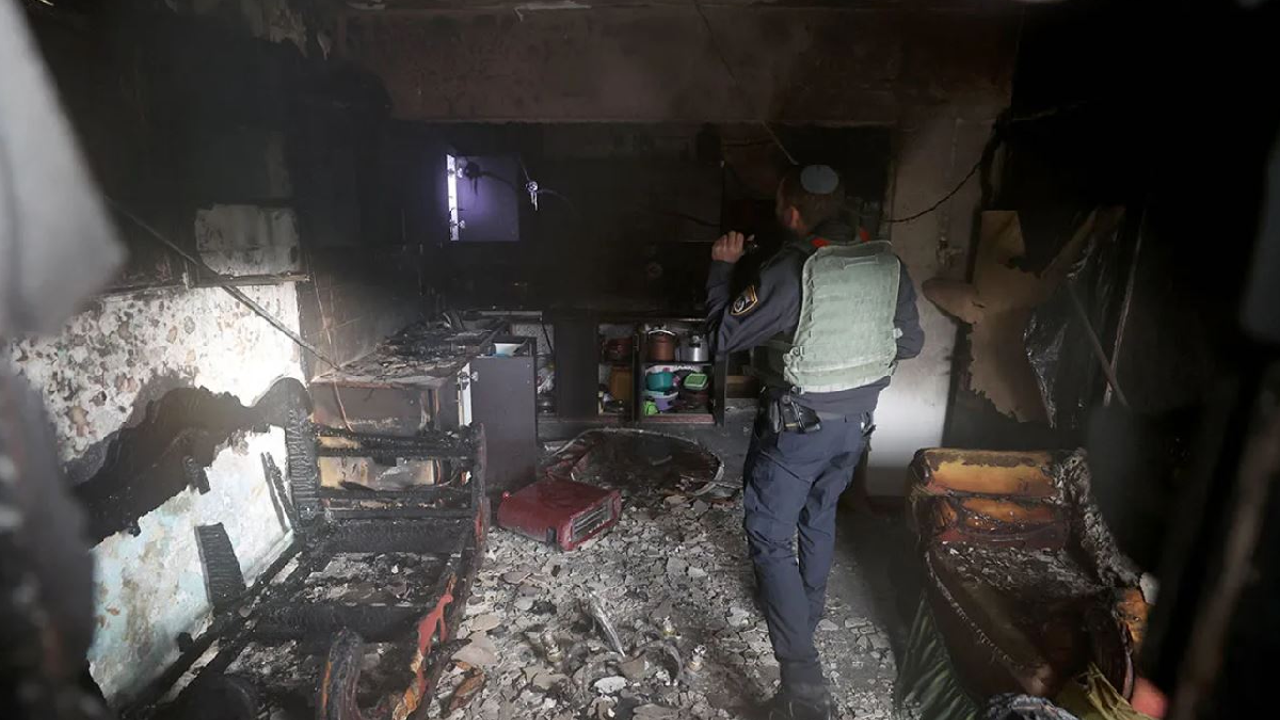 Palestinian family&#039;s home set on fire in occupied West Bank