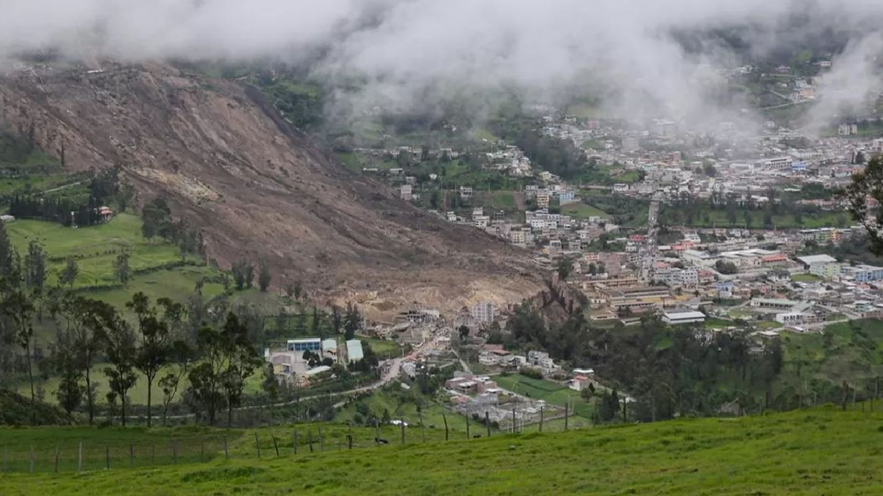 16 killed, 13 missing in landslide in Ecuador