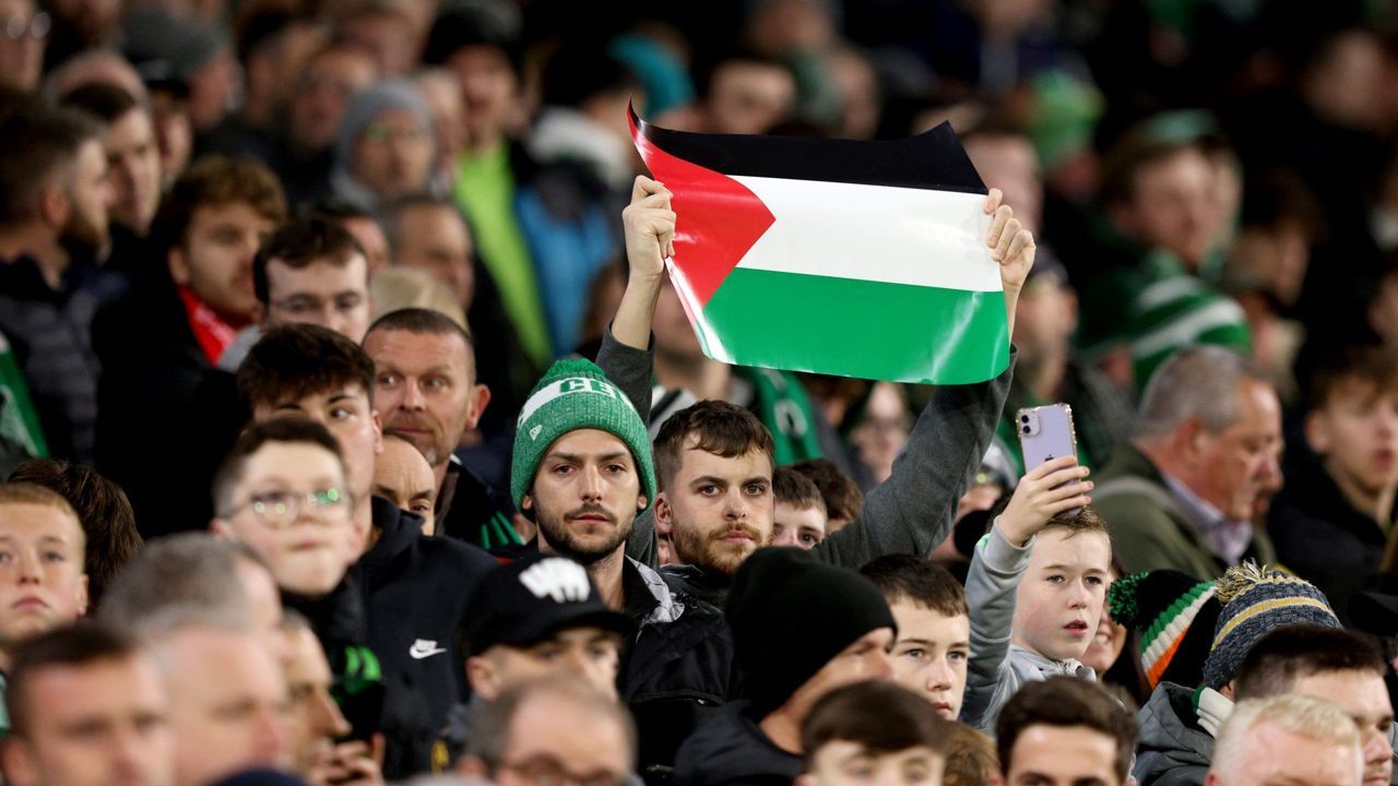 UEFA imposes $30,000 fine on Celtic FC for Palestinian flag shown by fans