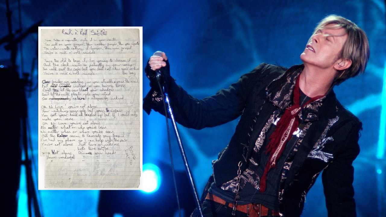 Treasured Bowie lyrics: expected to fetch 100k pounds at auction