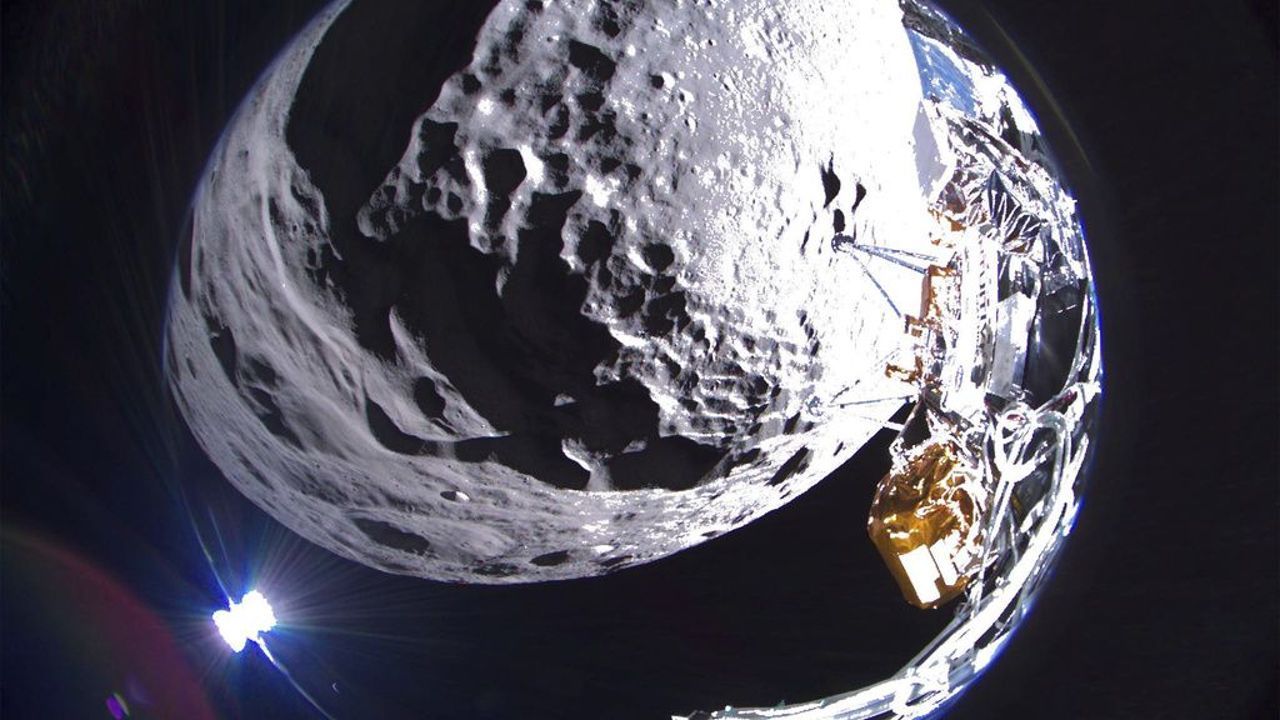 Odysseus Spacecraft&#039;s lunar landing marks milestone with unexpected twist