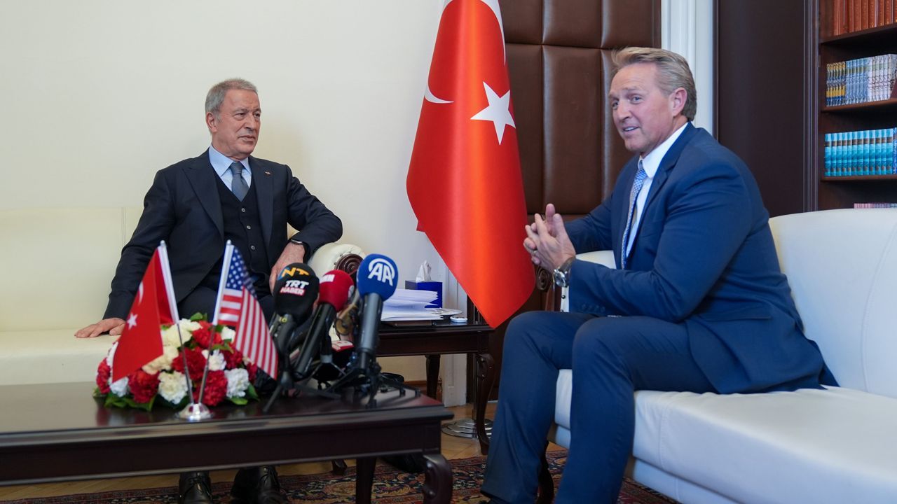 Turkish Parliament&#039;s National Defense Committee chair meets US Ambassador Jeff Flake