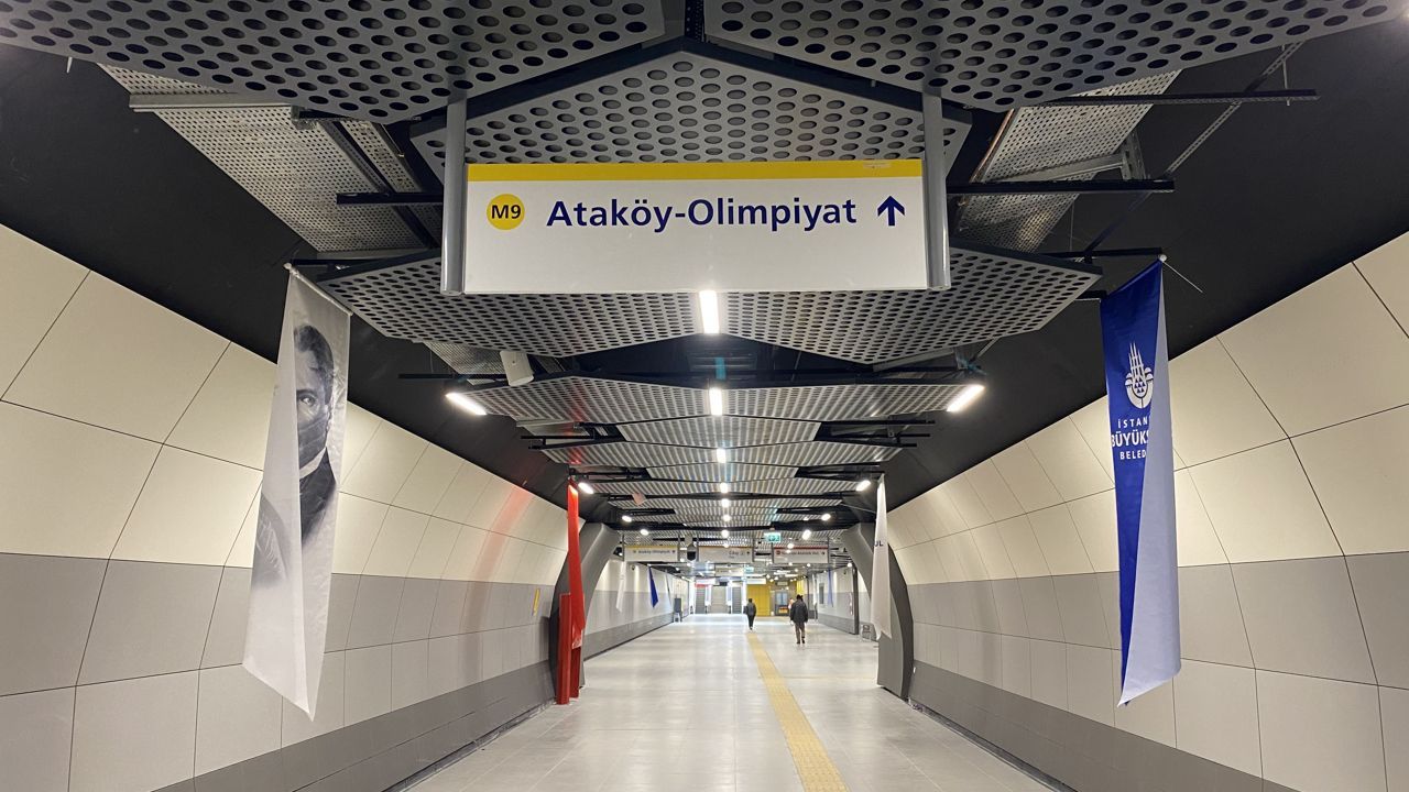 Istanbul&#039;s M9 Atakoy-Olympic metro line opens