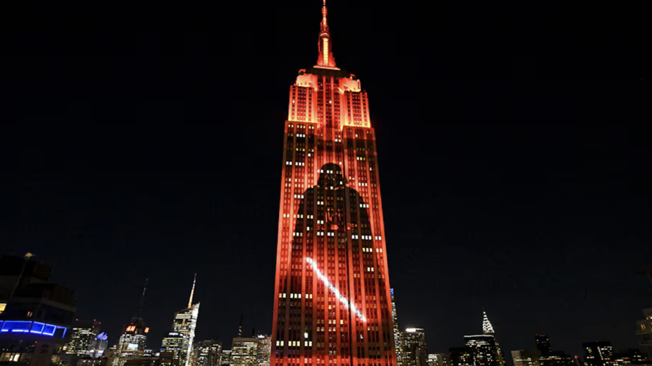 &#039;Star Wars&#039; descends on Empire State Building with epic celebration