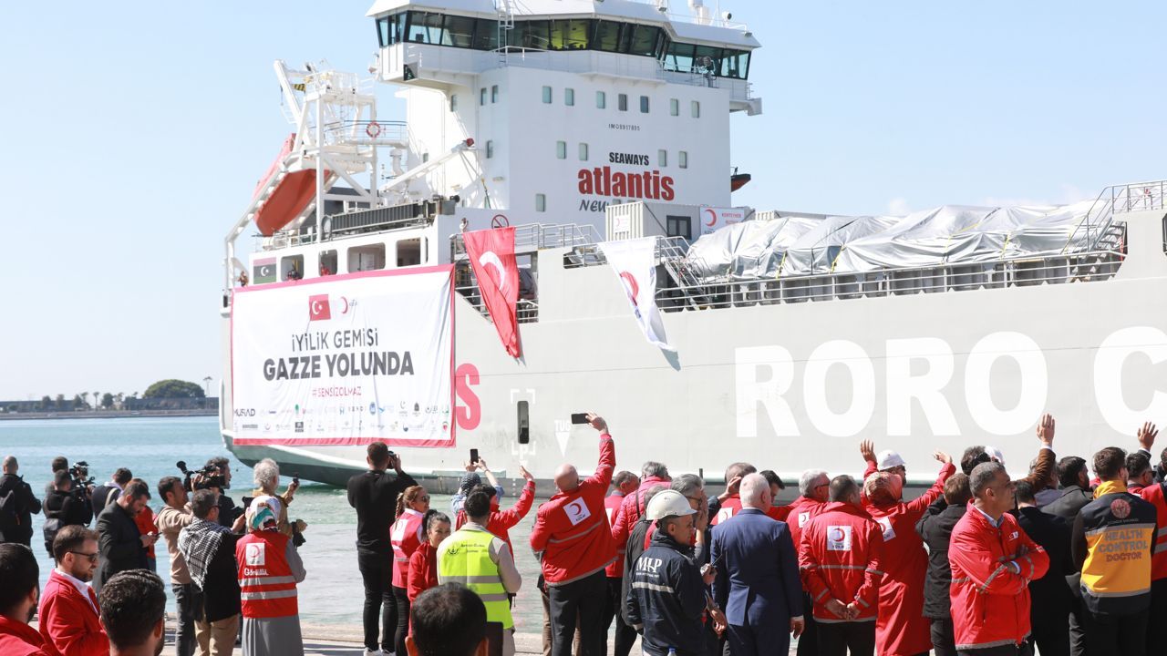 Türkiye&#039;s 9th aid ship with 3,000 tons sets off to support Gaza
