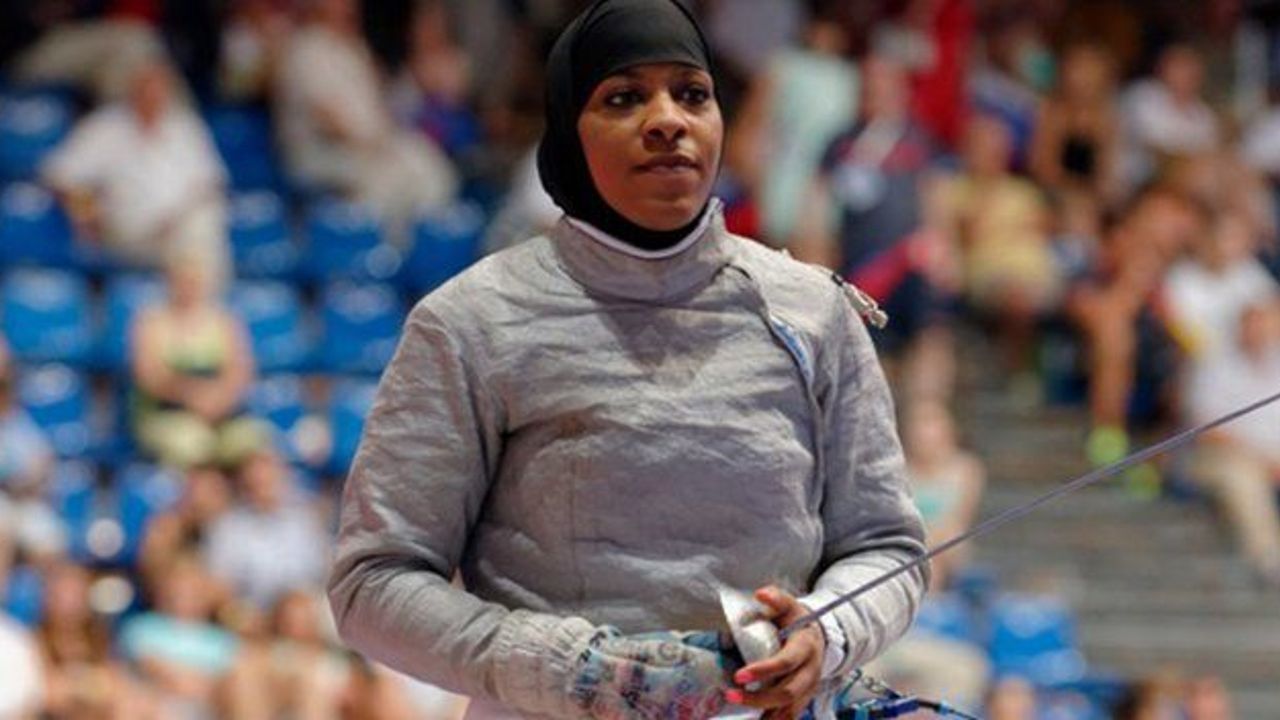 Fencer Muhammad becomes first US Olympian to compete in hijab