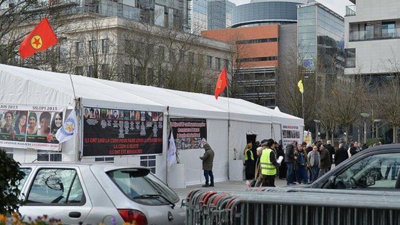 Belgium lets terrorist organization PKK supporters pitch tents before summit