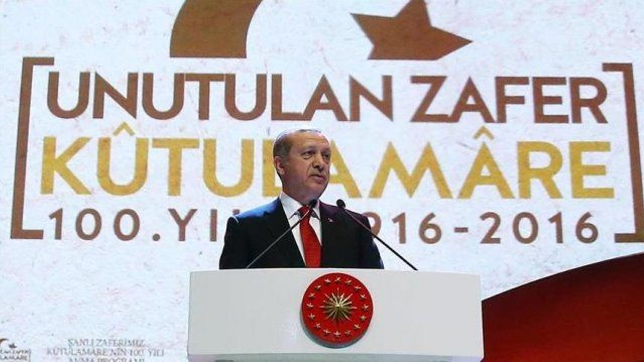 President Erdogan hails historic World War I victory