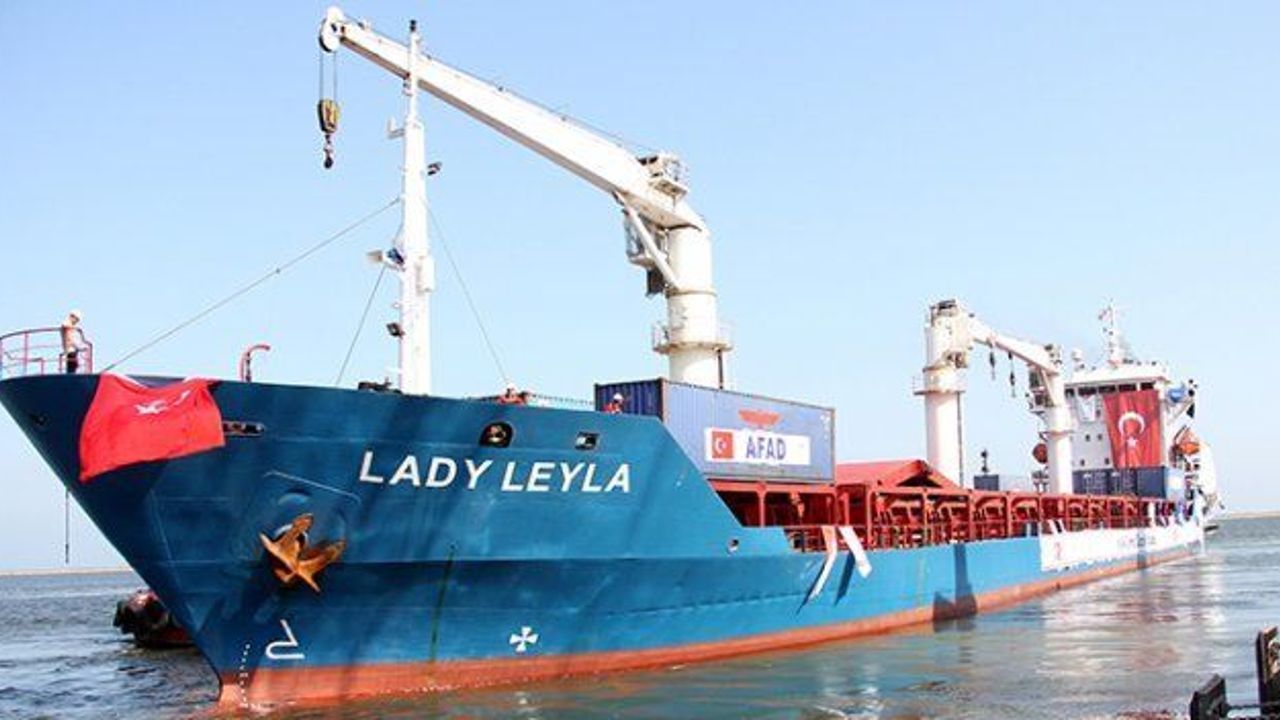 Turkish aid ship departs for Gaza