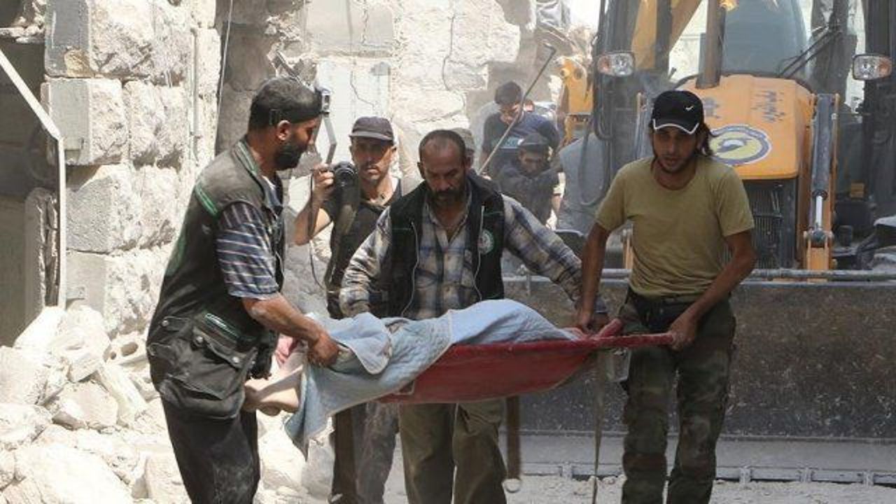 Killer Assad regime barrel bomb kills 20 in Aleppo