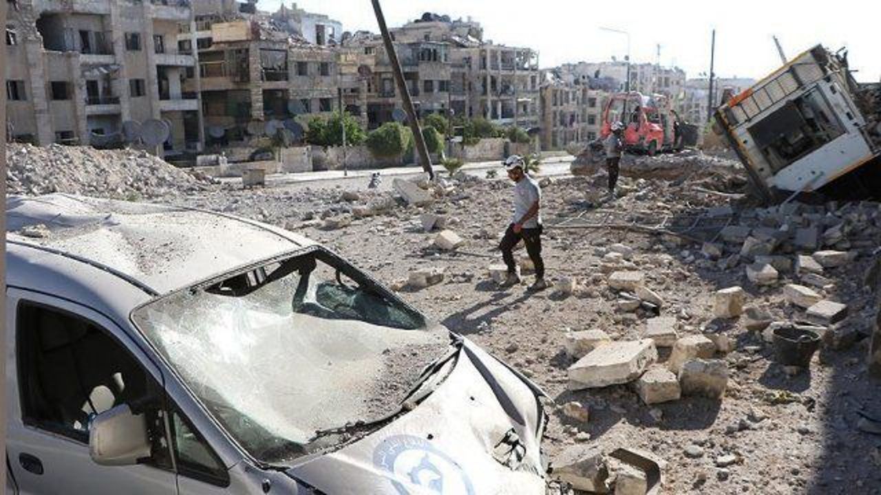 Killer Assad regime and Russian warplanes strike Aleppo, killing 86