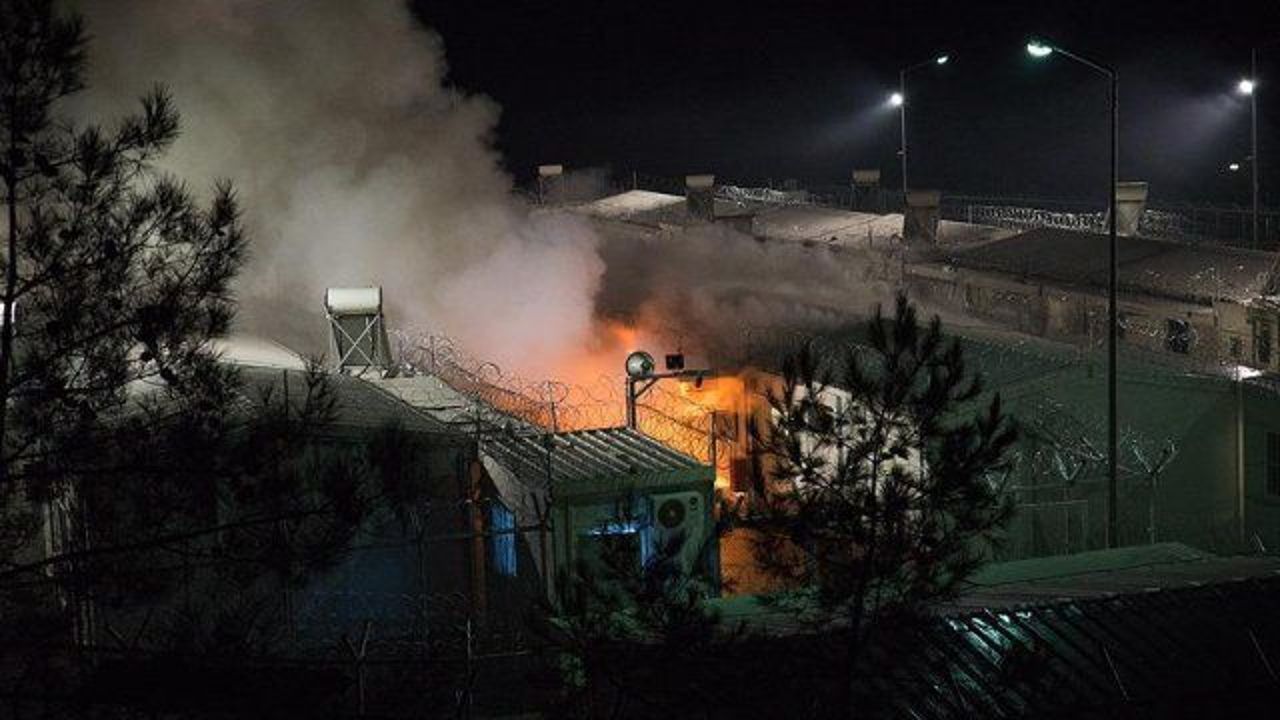 2 dead, 2 injured in fire at Greek refugee camp