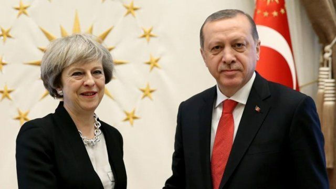 President Erdogan and British PM May discuss Syria, Iraq