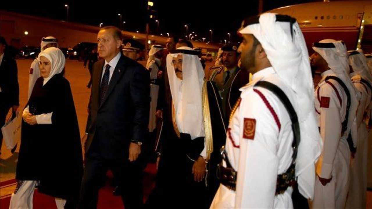 Turkey’s Erdogan in Doha for talks with Qatar officials