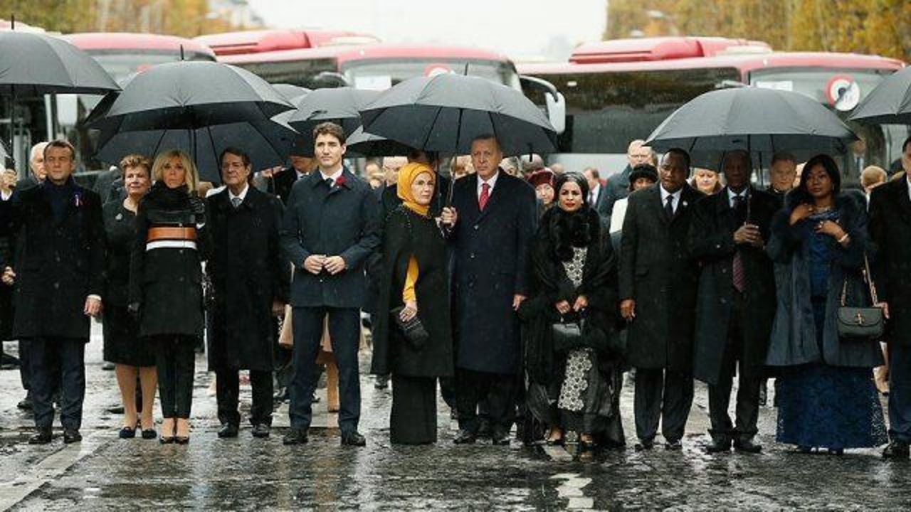 Paris: Erdogan joins WWI Armistice Day centenary event