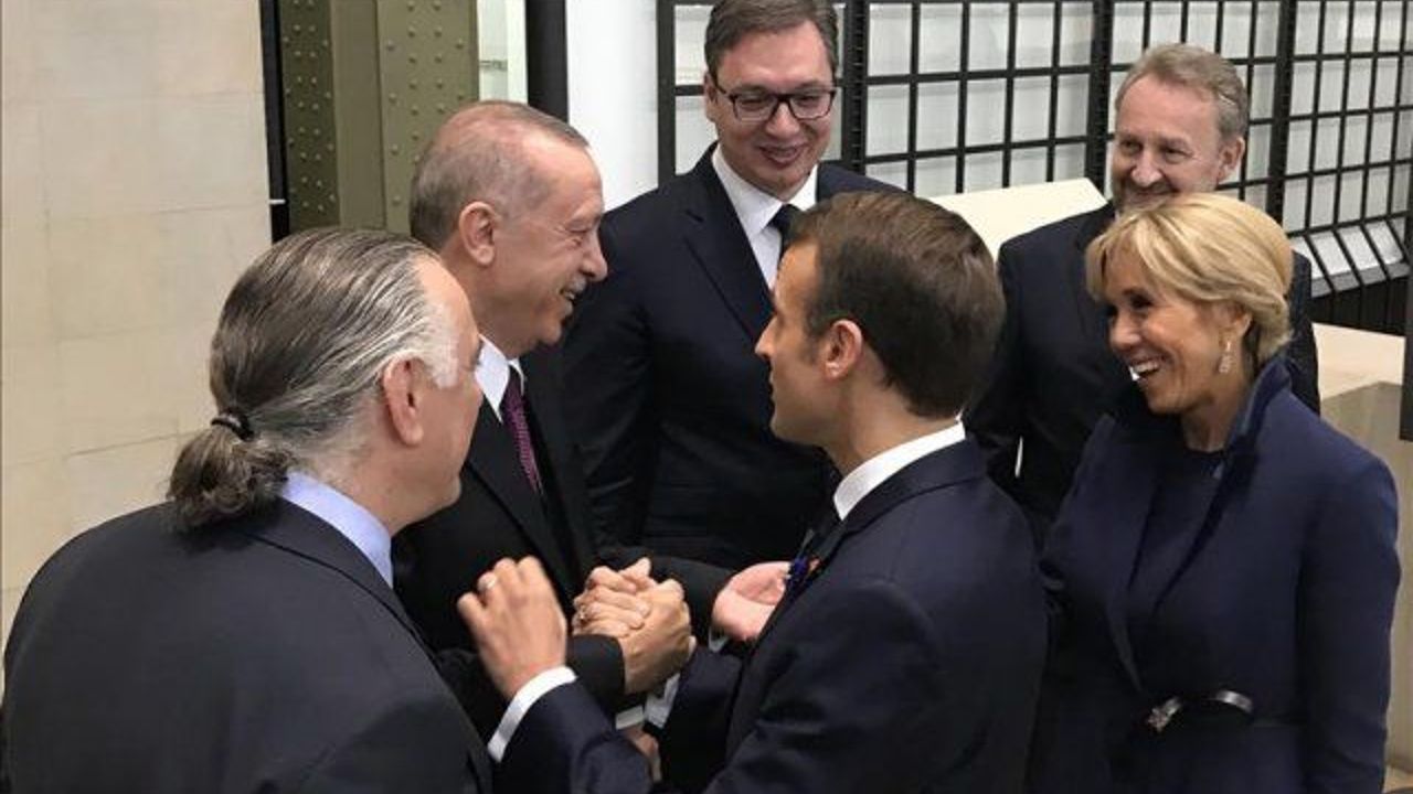 Turkish President meets world leaders in Paris