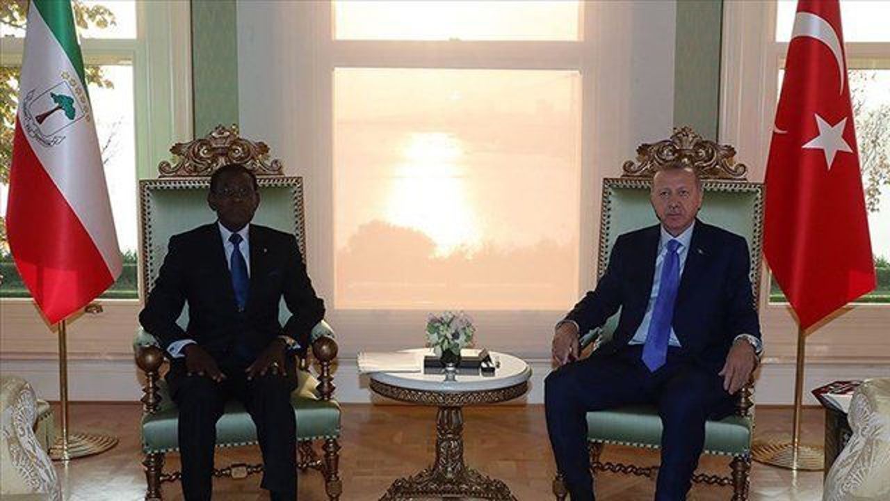 President Erdogan meets Equatorial Guinean counterpart