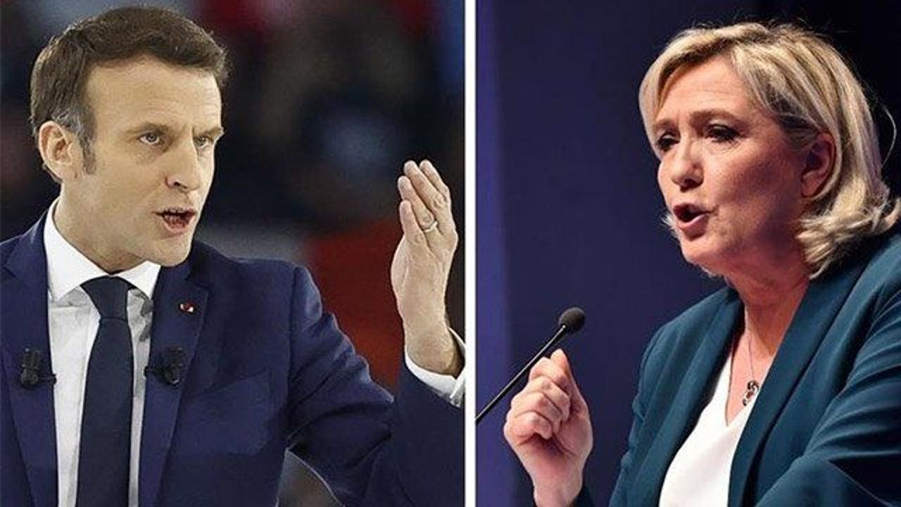 What pledges are French presidential candidates Macron, Le Pen making?