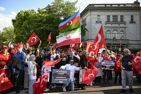 Turkish, Azerbaijani flags hoist outside US embassies in response to Armenian protests