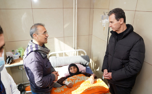 Assad visits victims in Aleppo hospital