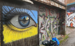 Support for Ukraine from street artists: They painted the streets blue and yellow