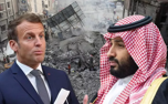 Saudi Prince Salman and France President Emmanuel Macron discuss Gaza situation