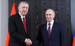 Turkish President Erdogan meets with Russian President Putin on Gaza