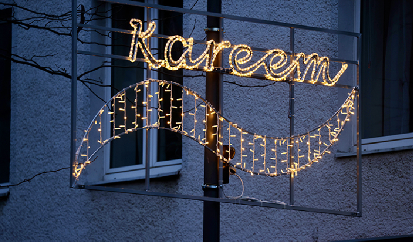 Ramadan lights go up for first time in Germany's Cologne