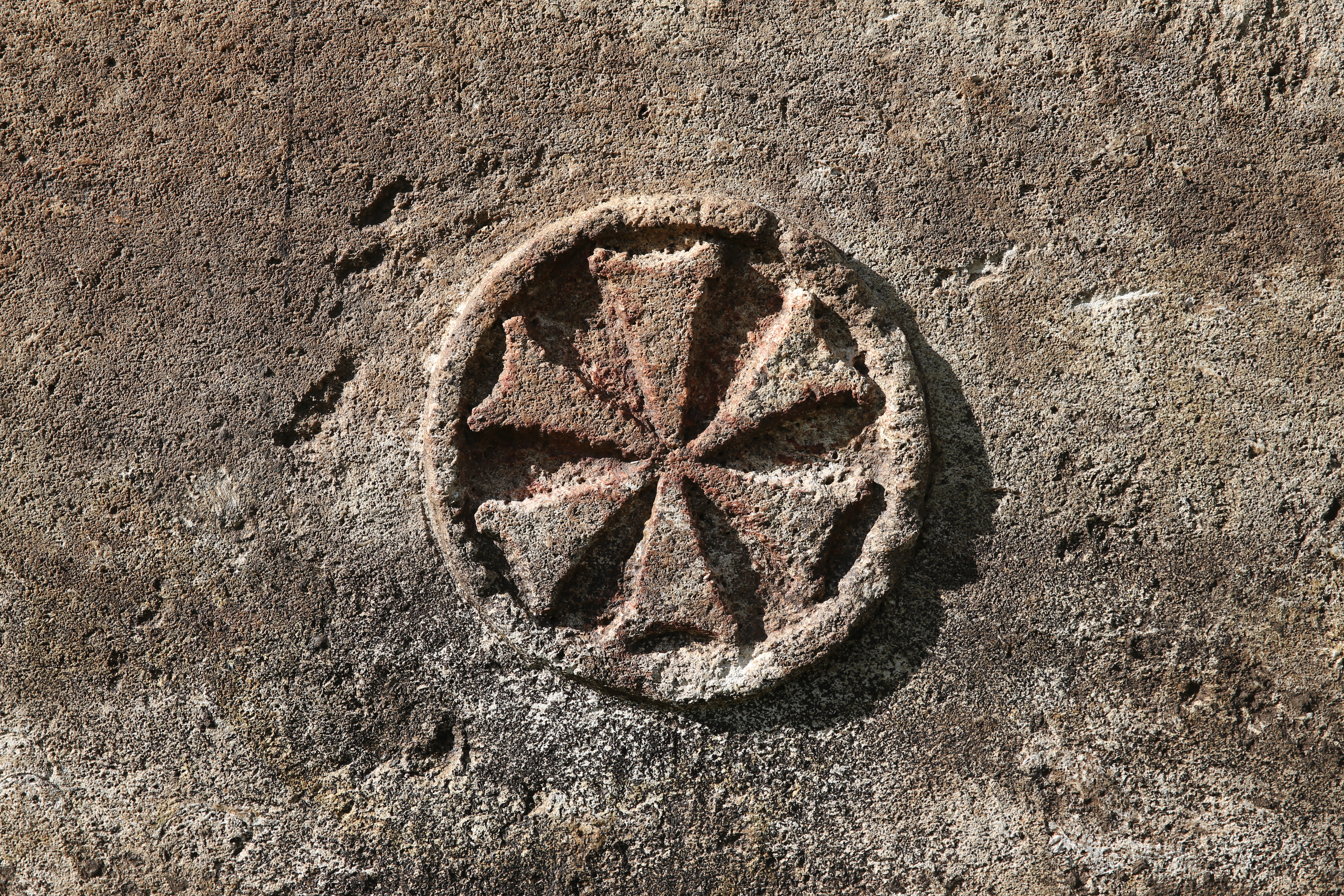 Roman sarcophagus with a 'Maltese Cross' found in Diyarbakir