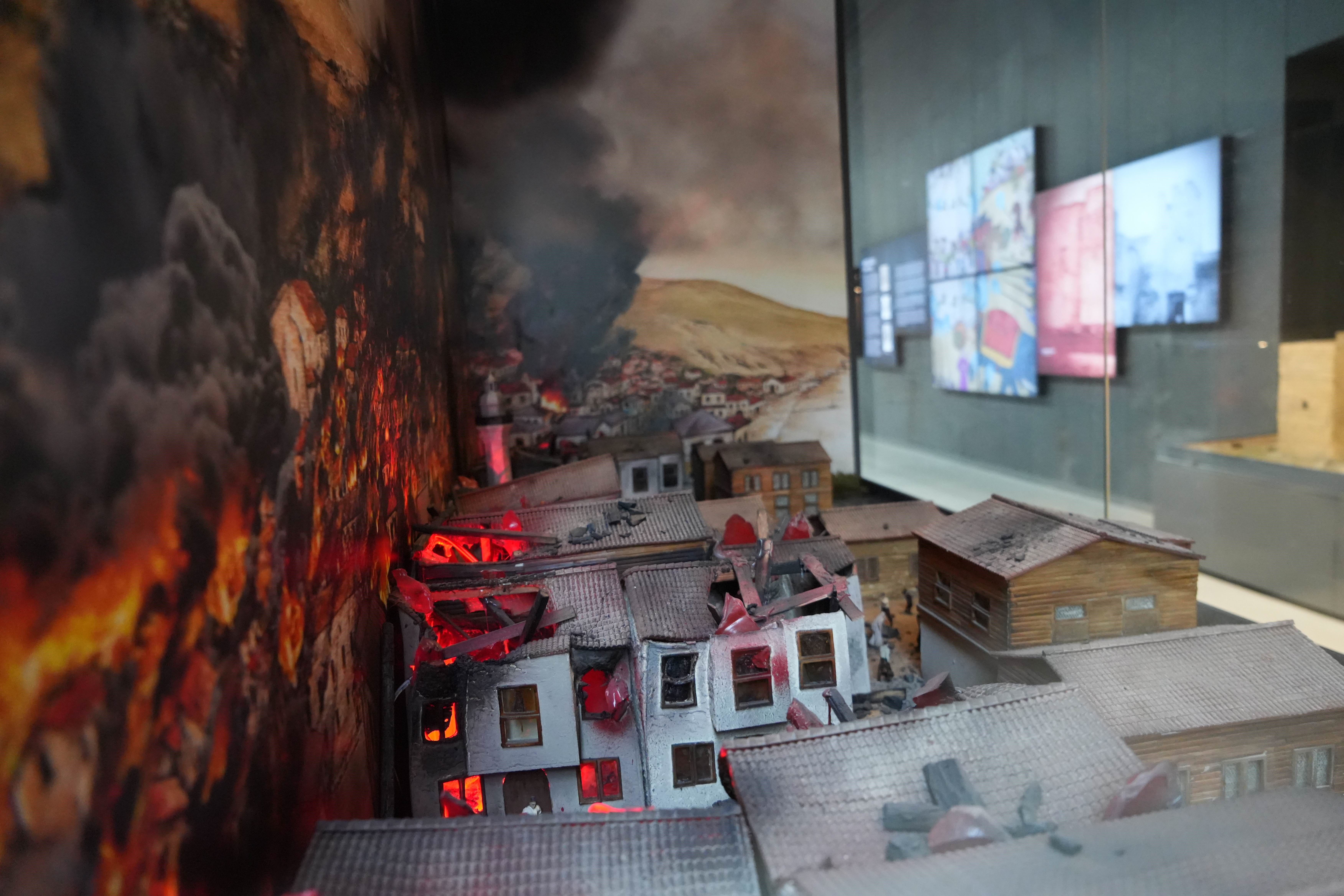 Samsun Museum exhibition chronicles 500 houses burned in fire 155 years ago
