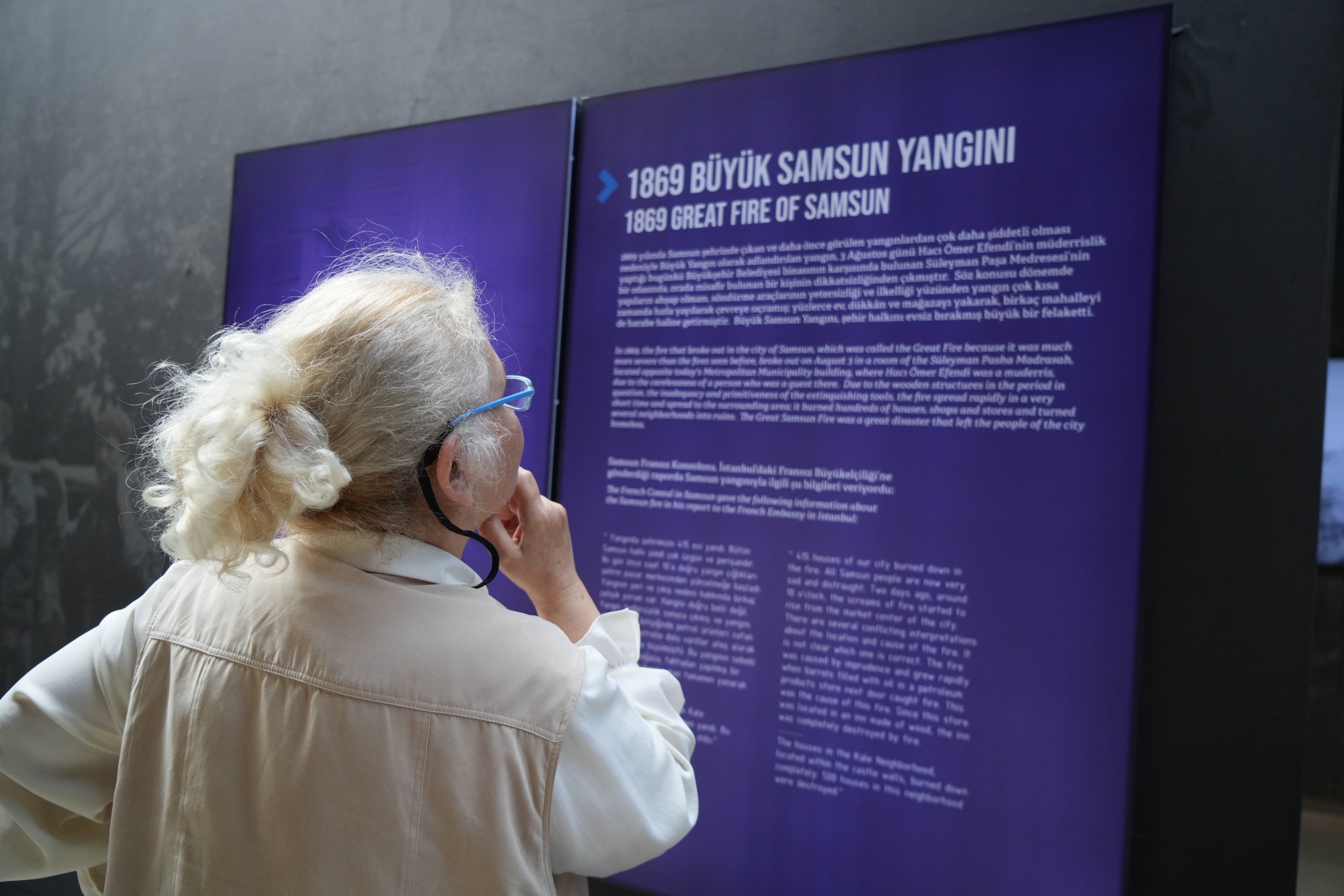 Samsun Museum exhibition chronicles 500 houses burned in fire 155 years ago