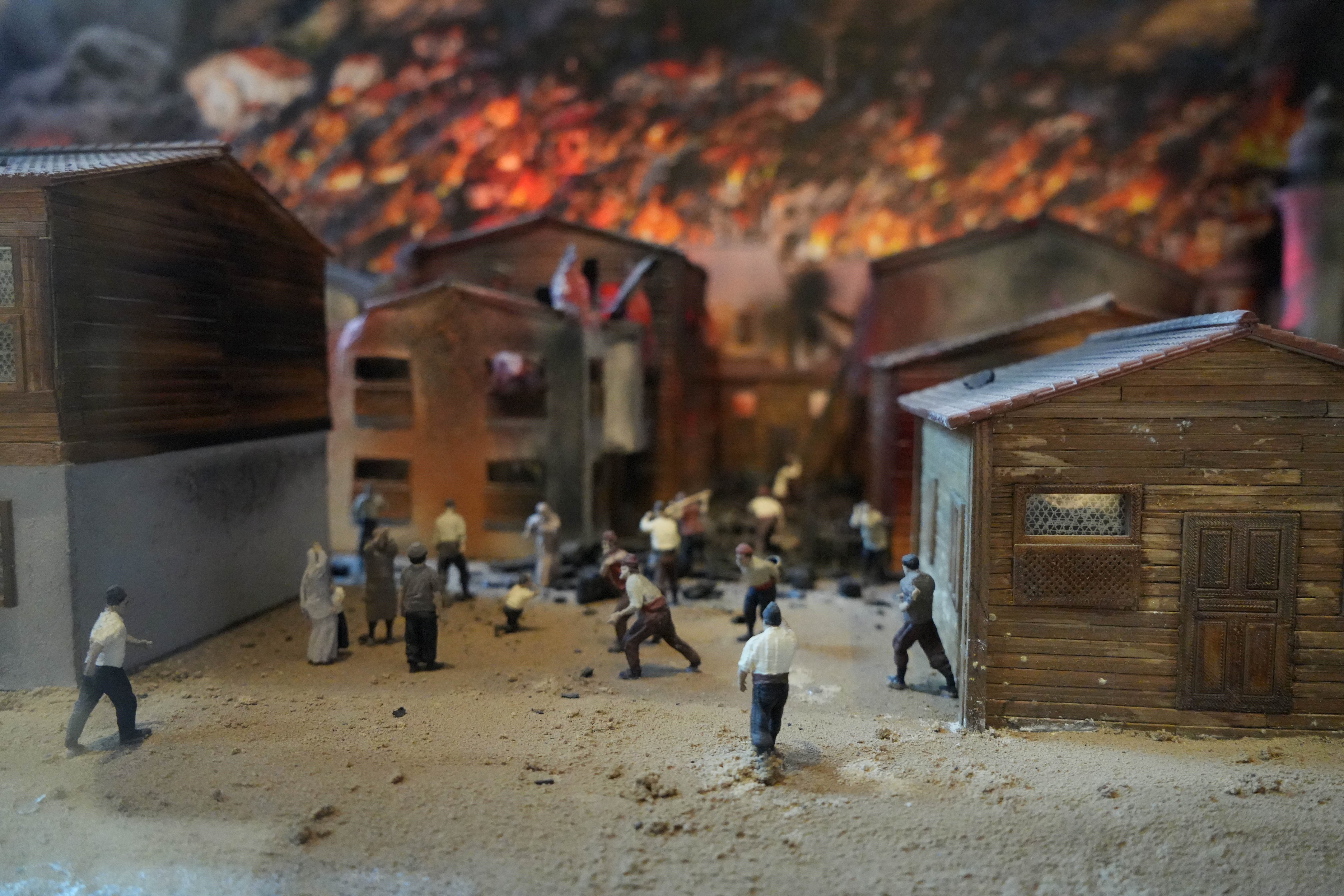 Samsun Museum exhibition chronicles 500 houses burned in fire 155 years ago