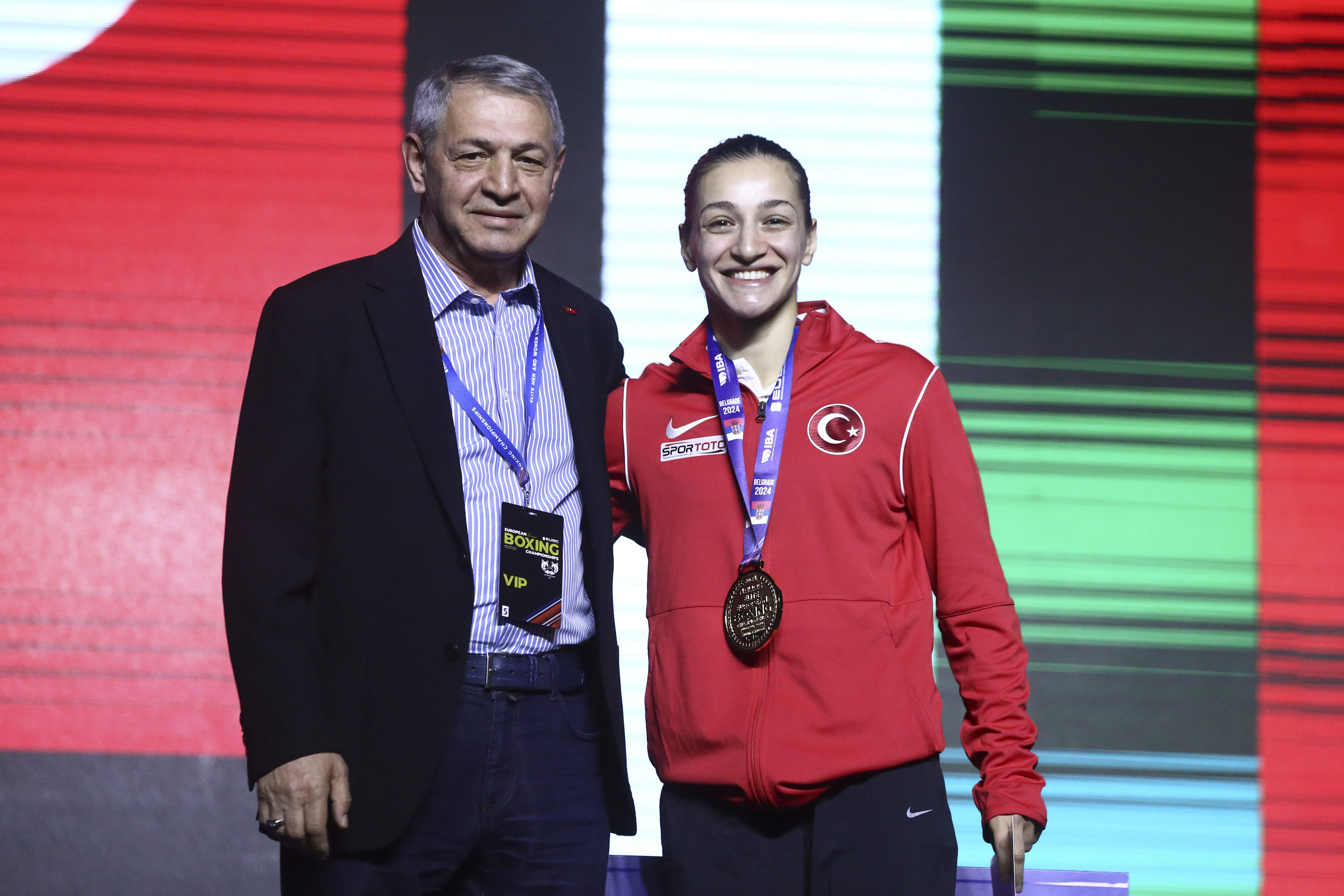 Turkish female boxer Buse Naz Cakiroglu is European champion for the third time