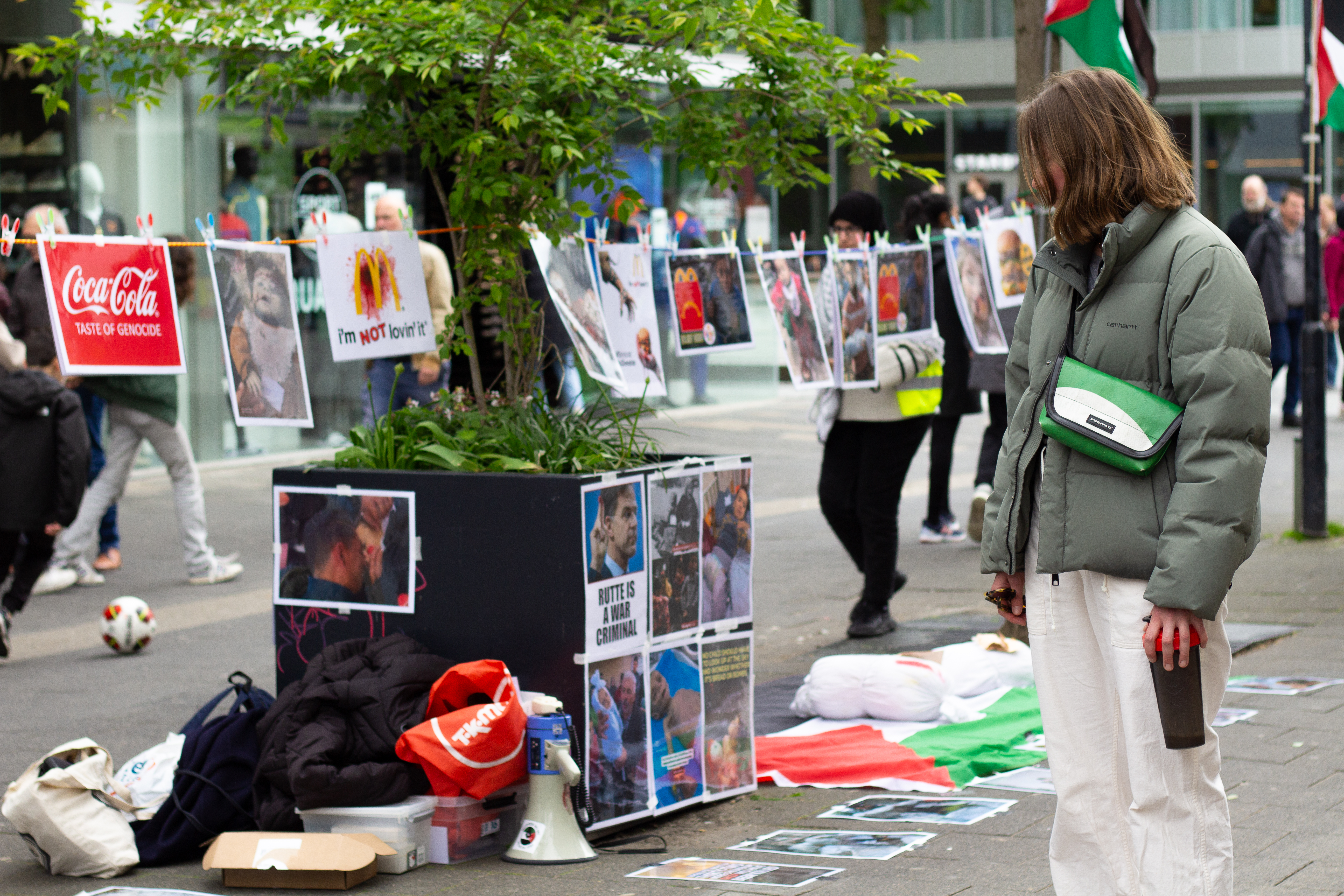 Protesters call for Gaza cease-fire at McDonald's branches across Netherlands