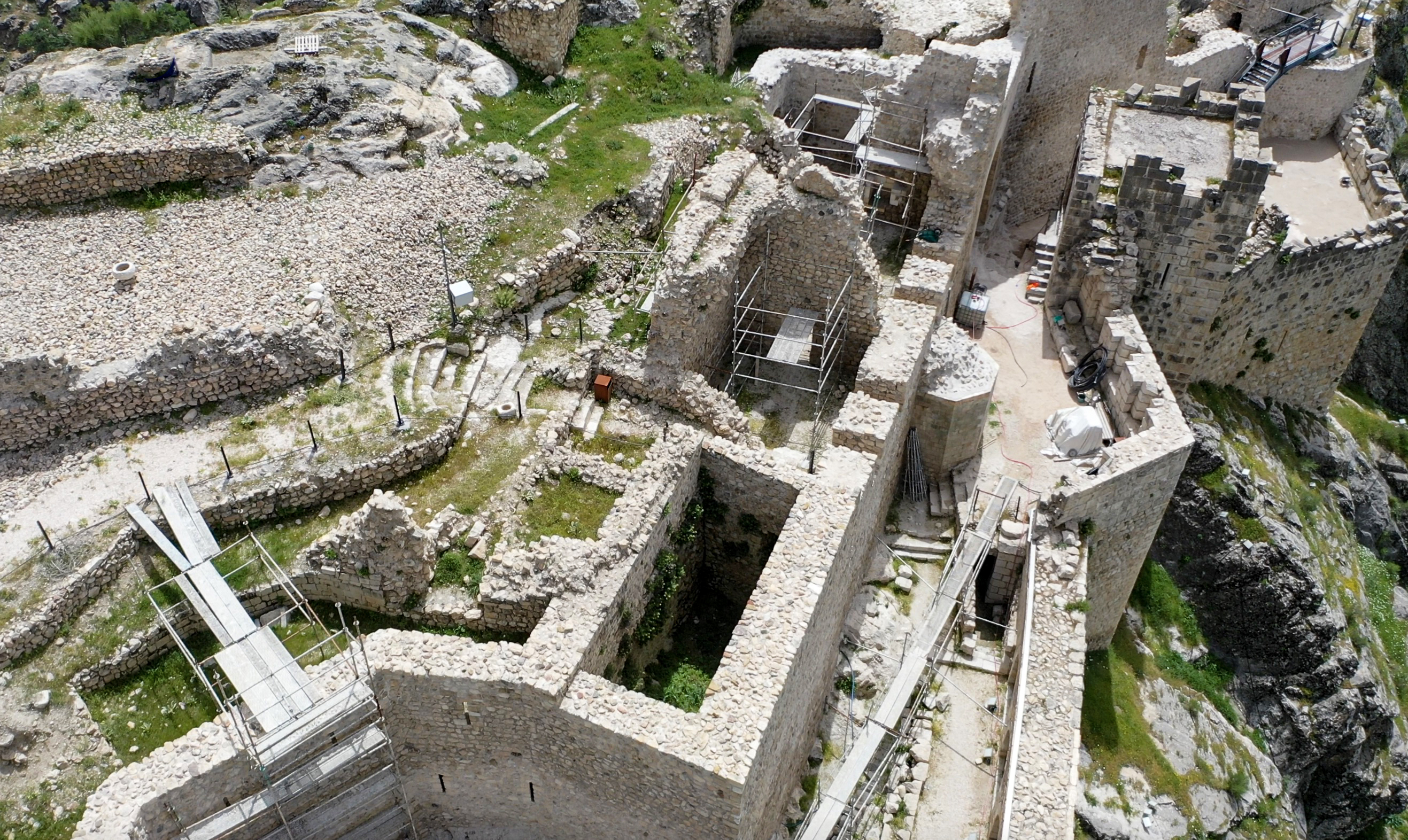 Restoration of Kahta Castle after Feb.6 quakes in final stage