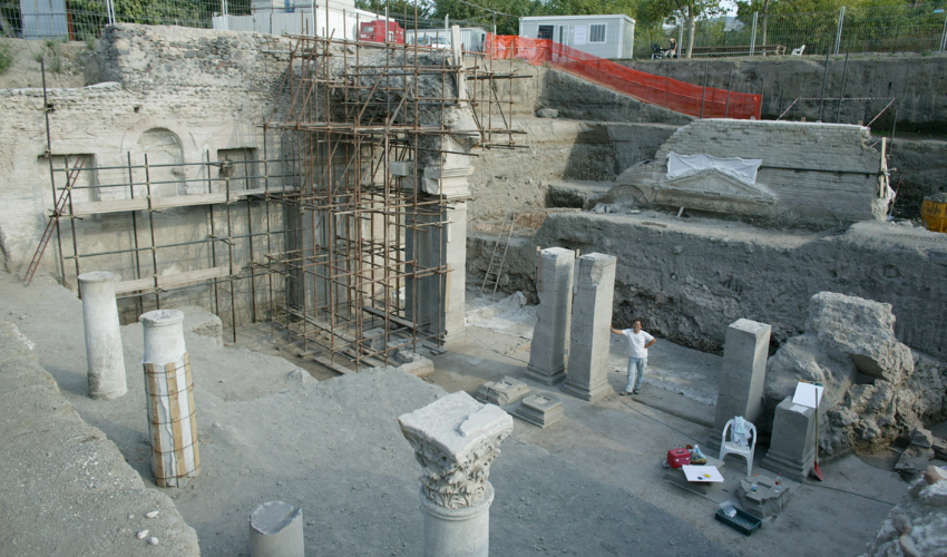 Rome's first Emperor Augustus had a palace that may have been buried under Vesuvius' lava