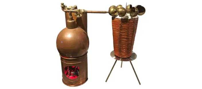 First steam turbine invented by a Turk for doner kebabs