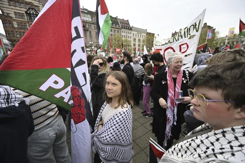 Swedes protest Israel's Eurovision participation