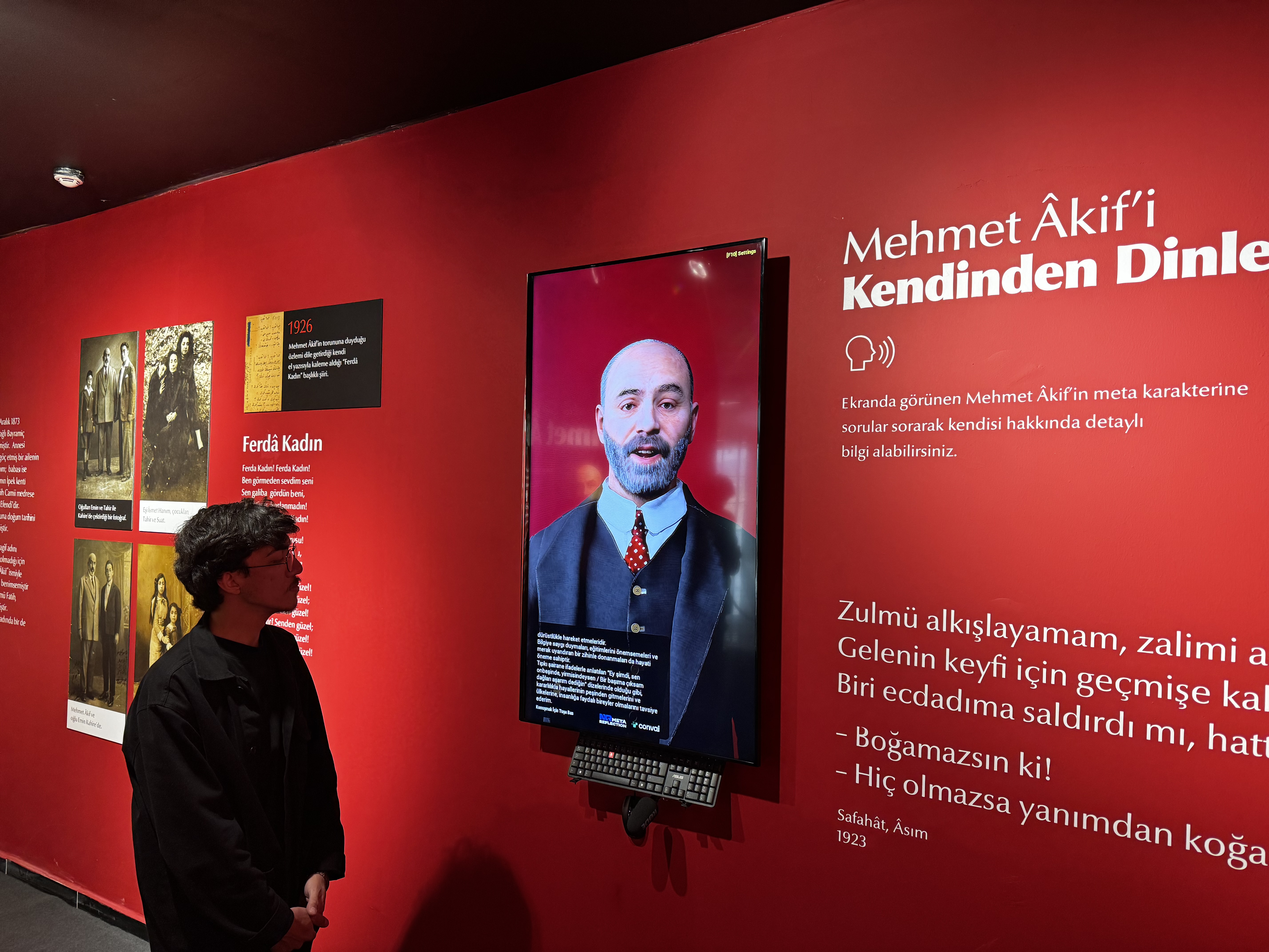 Turkish university opens AI-powered Mehmet Akif Ersoy Museum