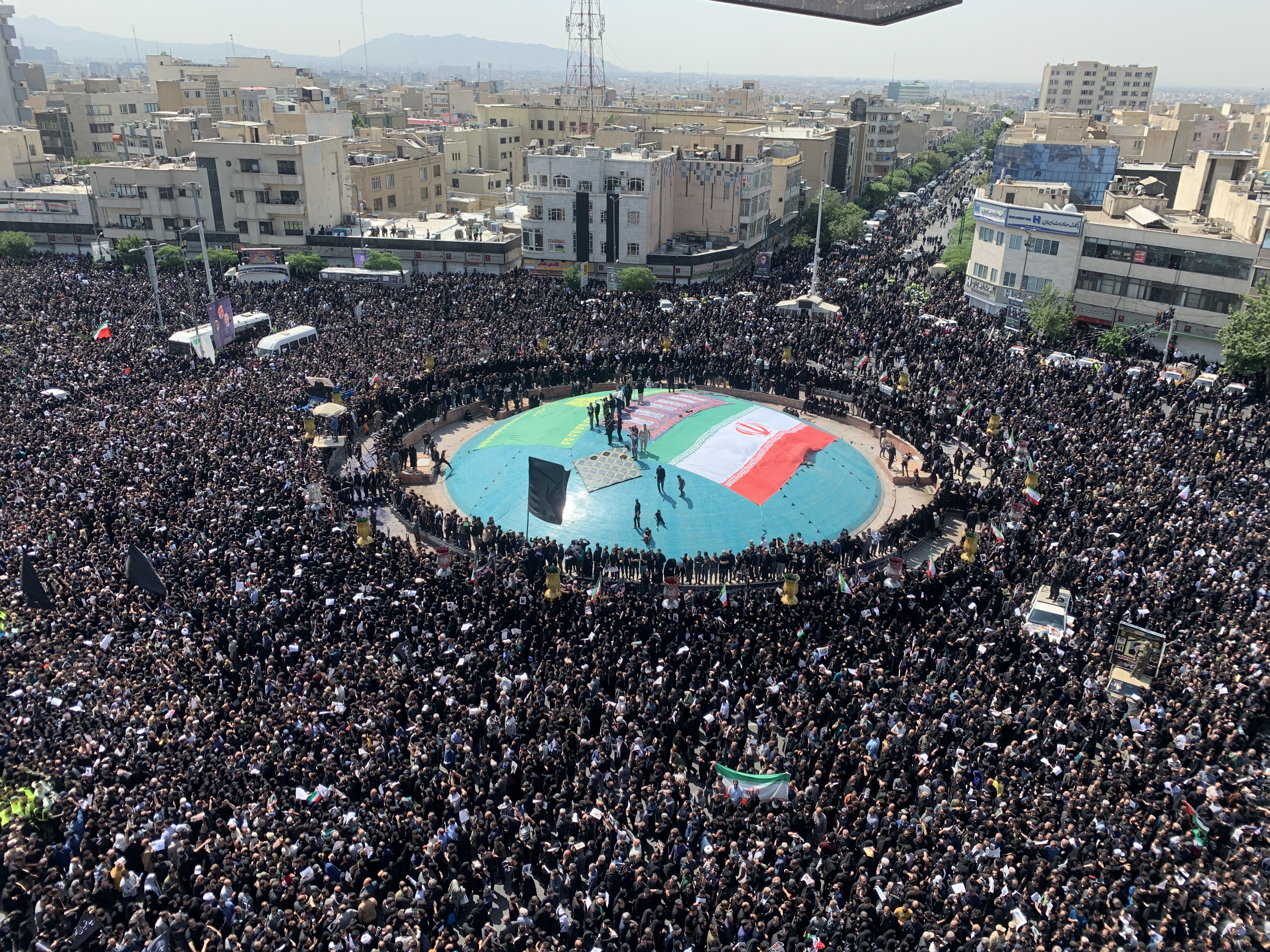 Iran's Supreme Leader Khamenei leads Raisi's funeral prayer