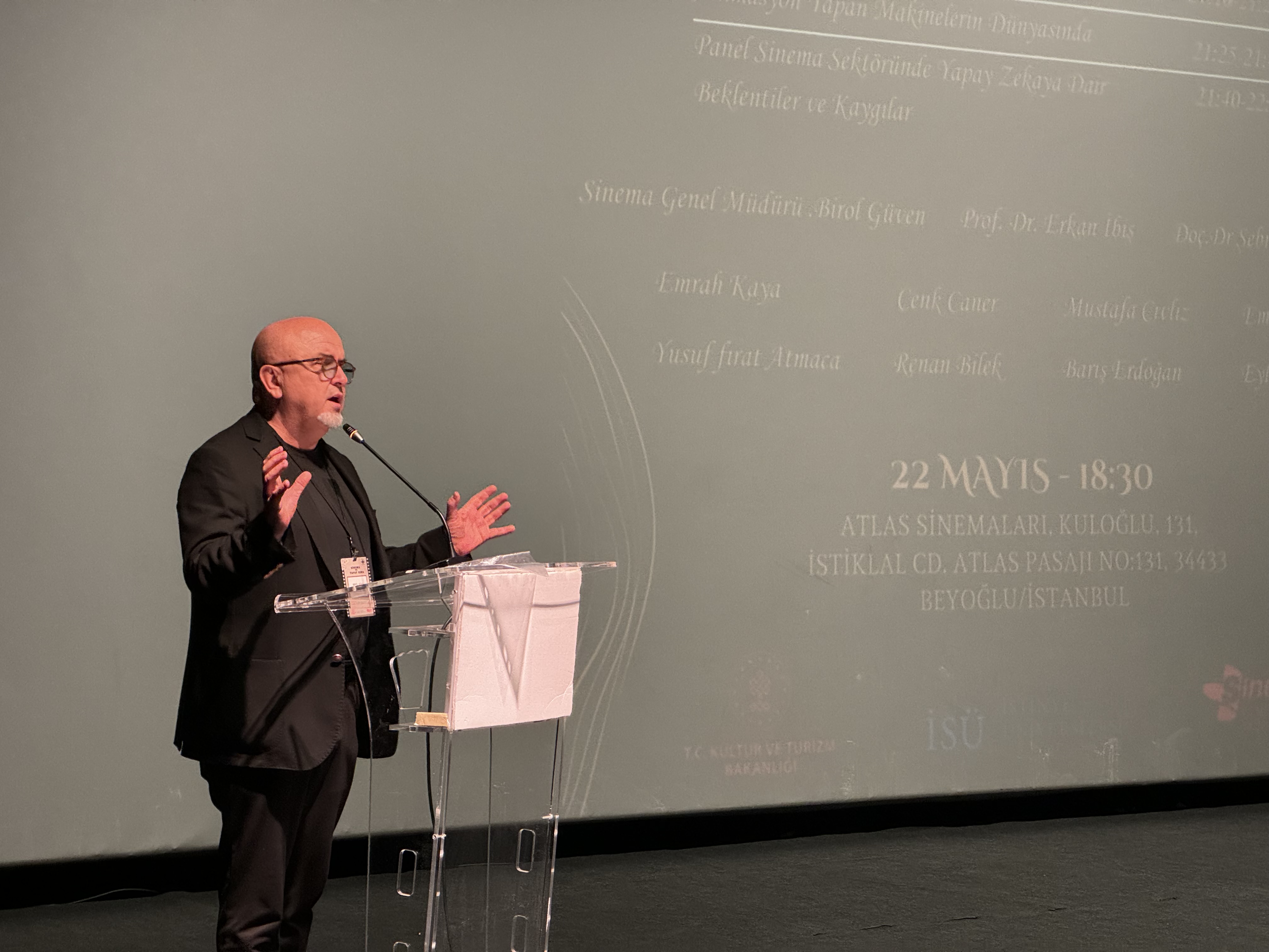 Event held at Istanbul's Atlas 1948 to highlight convergence of AI, cinema