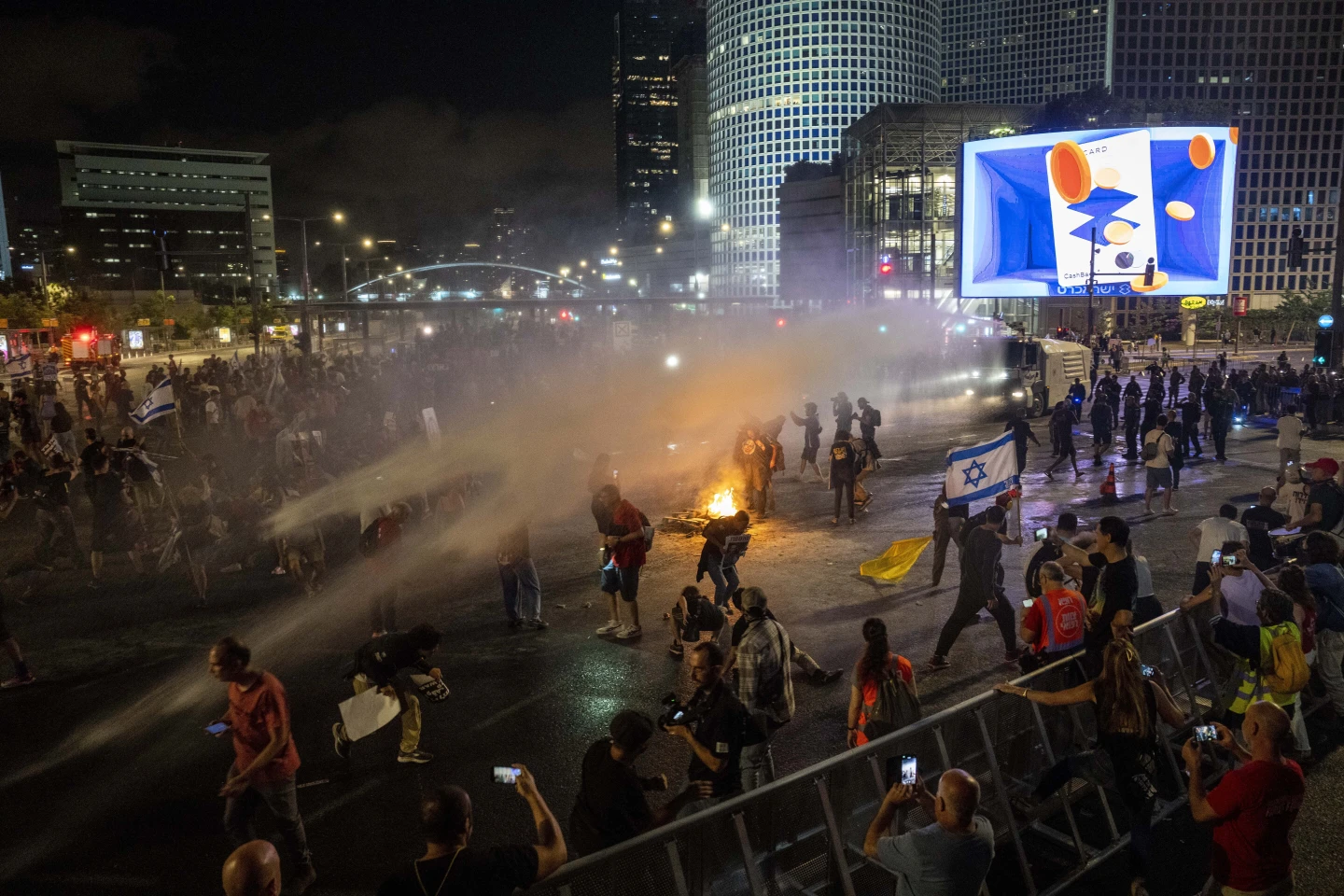 Protests in Tel Aviv escalate over hostage crisis